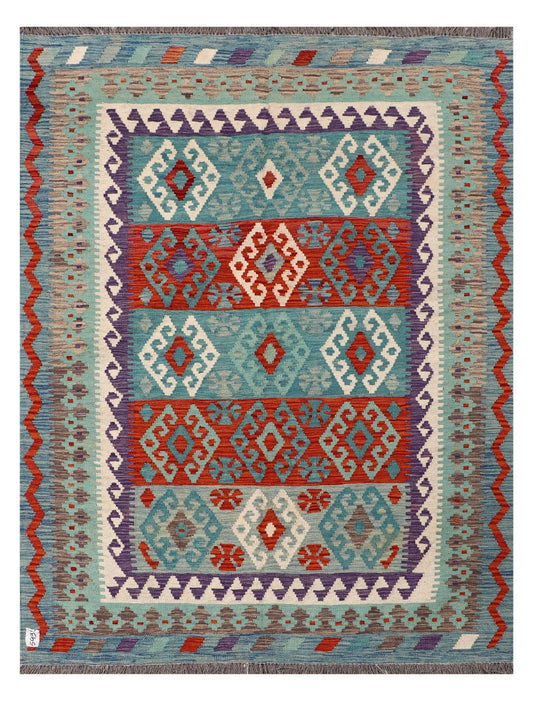 Maimana Afghanistan Kilim Rug - 202 x154 cm