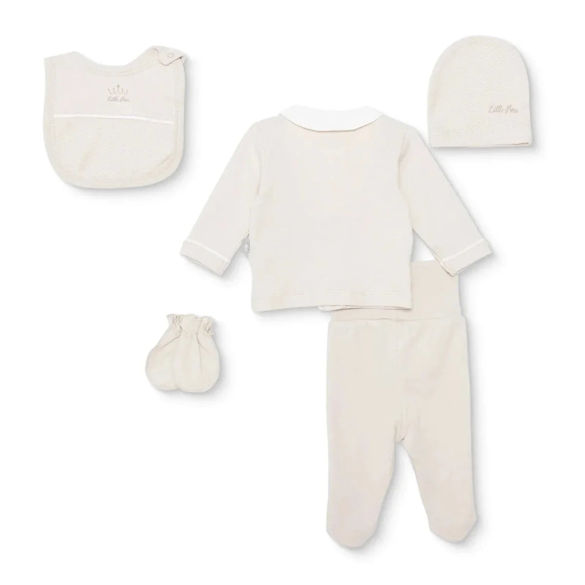 Bebetto 5 Piece Baby Hospital Bag Set on a Hanger (Newborn)