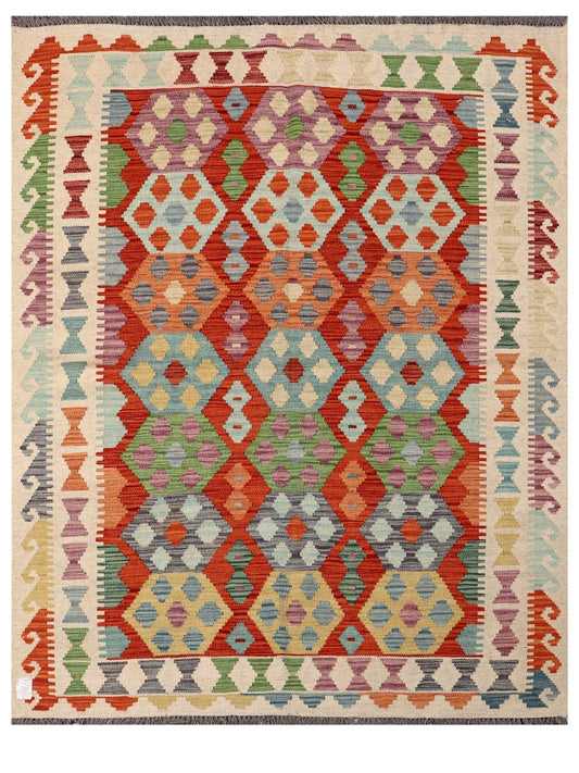 Maimana Afghanistan Kilim Rug - 191 x150 cm