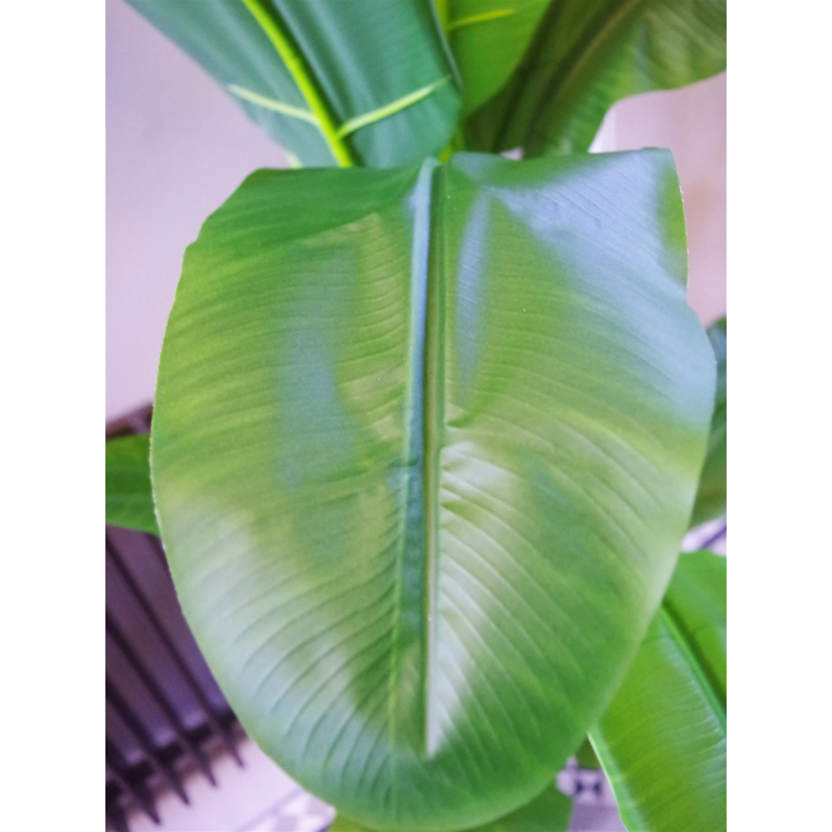 180cm Artificial Banana Tree Tropical Plant Copper Metal Planter