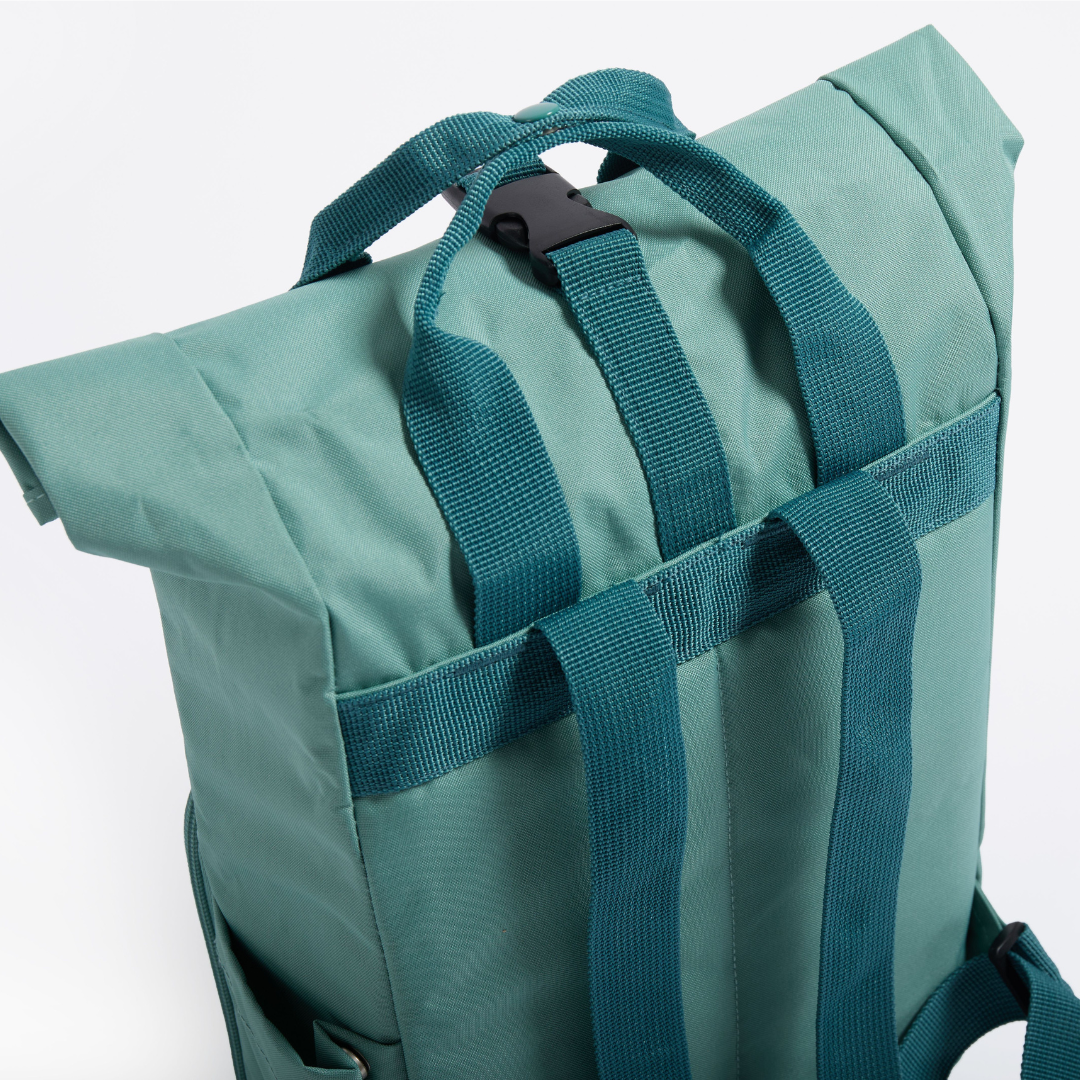 Wire Haired Dachshund Roll-Top Backpack – Small Dog, Big Adventure!