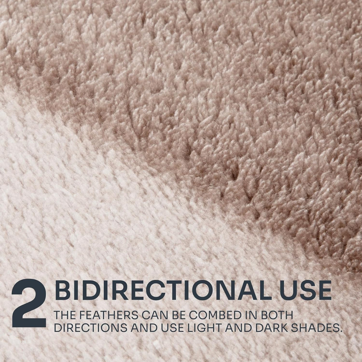 Circular Bedroom Rug Soft & Cozy 120cm - Fluffy, Anti-Slip, Beige