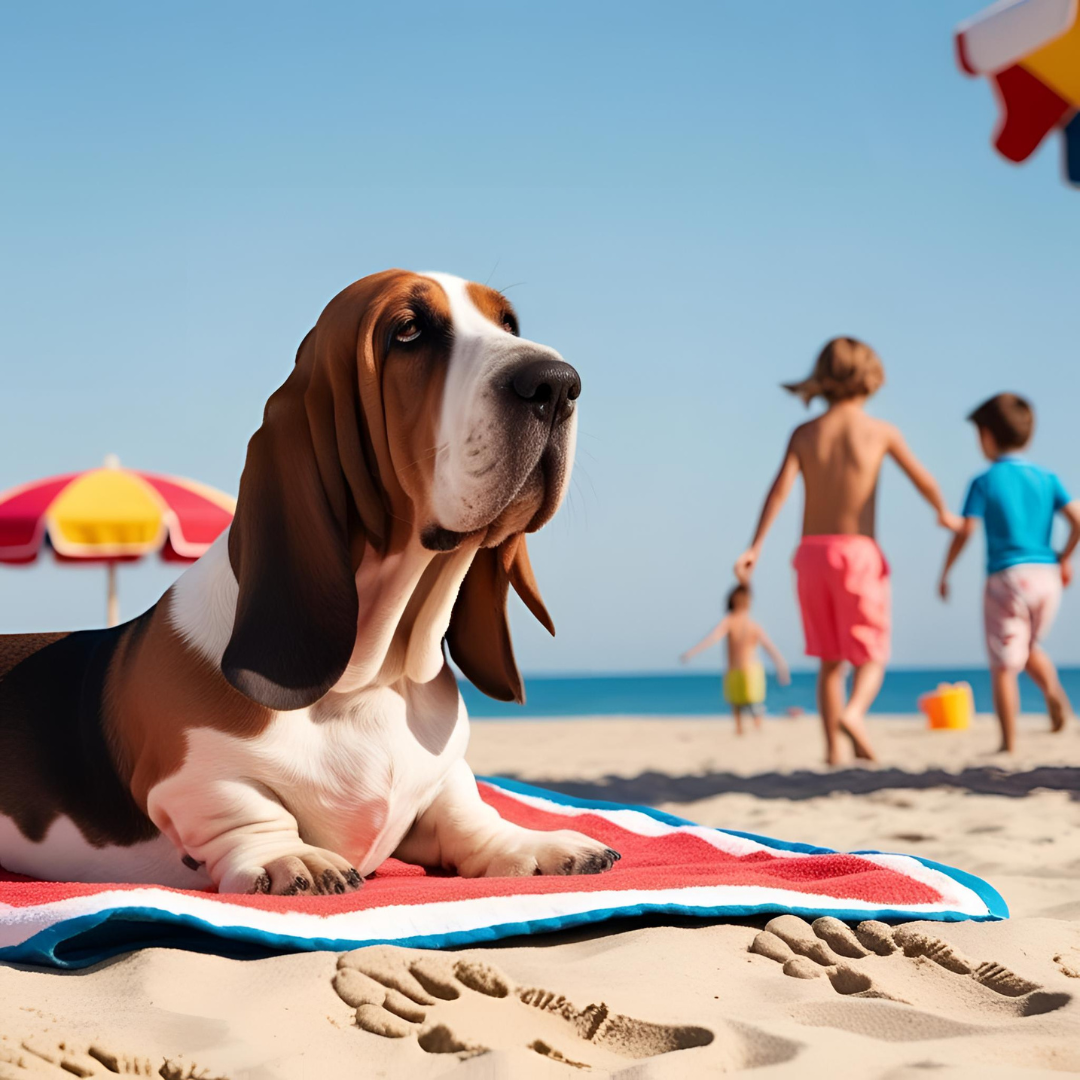 Basset Hound Flip Flops: Walk in Style with a Side of Guilt!