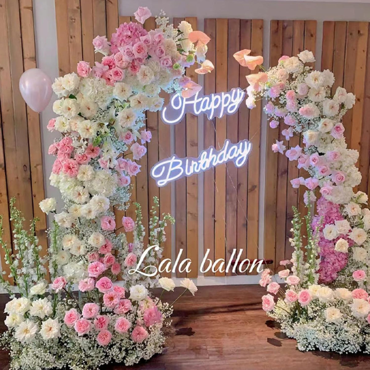 Metal Wedding Backdrop Stand Moon Shape Arch 2.1M 1.8M 2Pcs Maxant