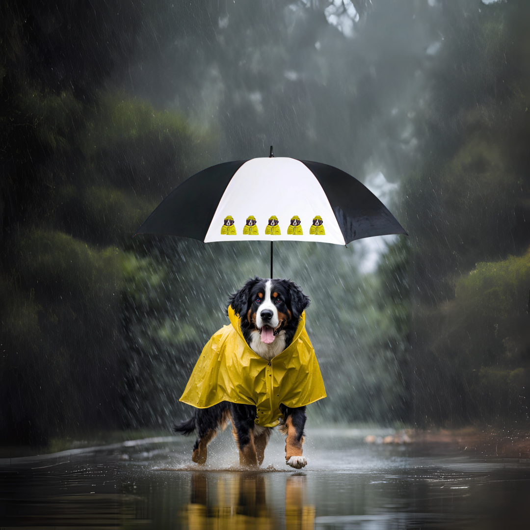Berner-Sized Protection – Stay Dry in Giant Furry Style!