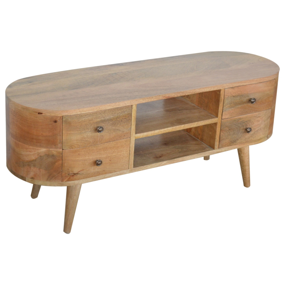 Artisan Furniture Solid Wood Rounded Entertainment Unit