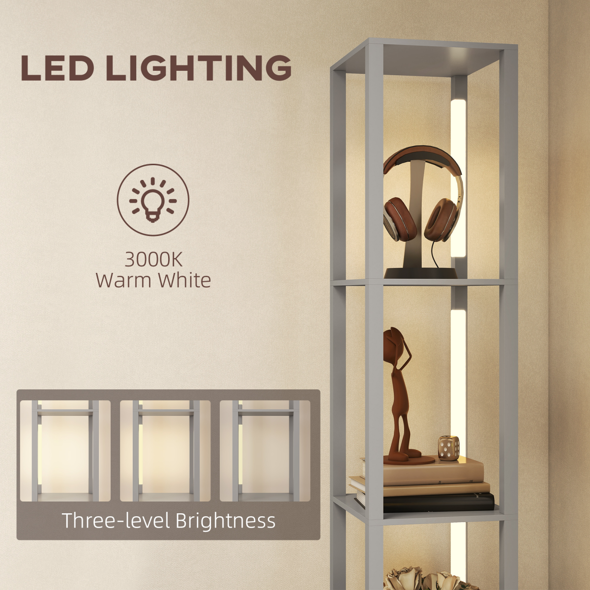 Bathroom Storage Cabinet-White