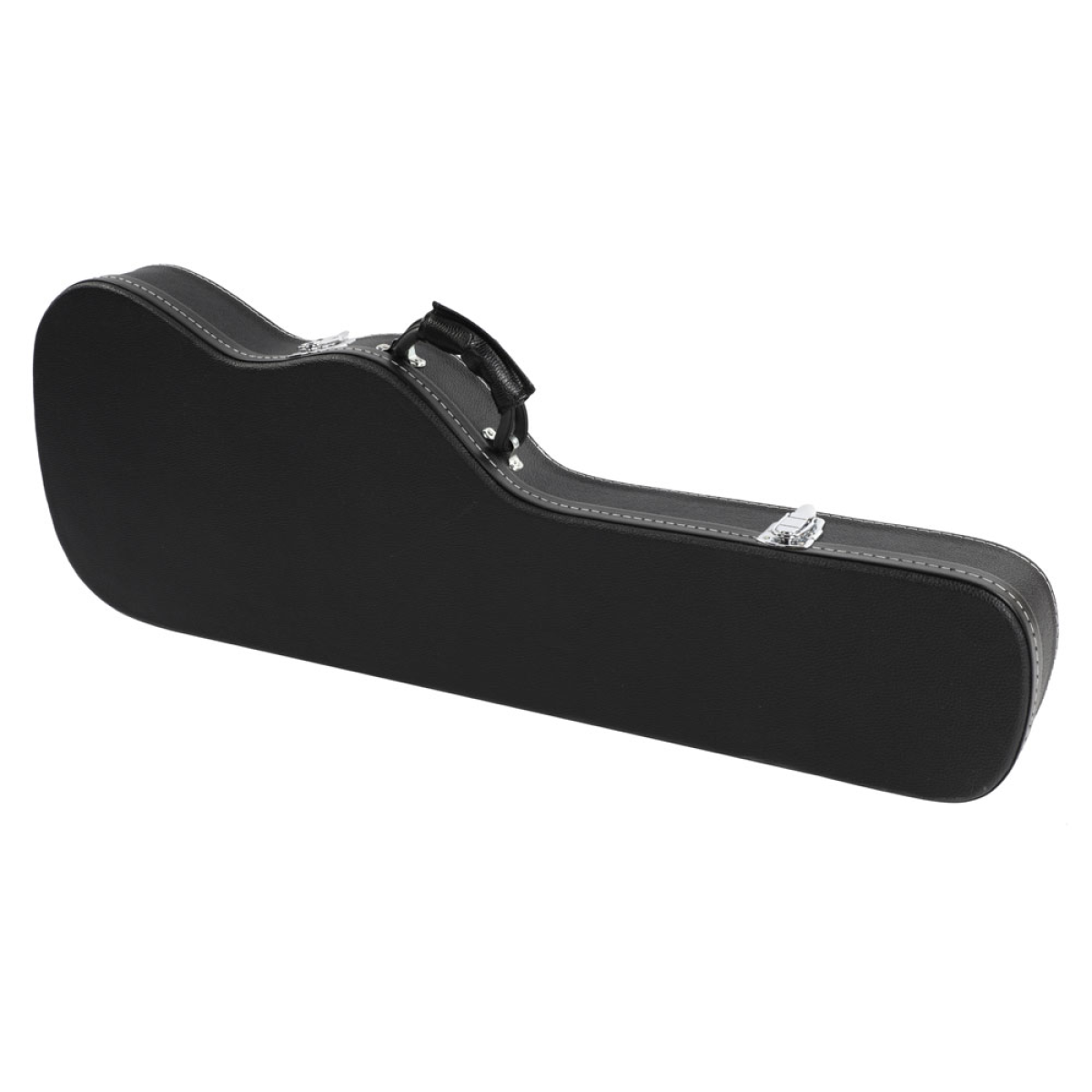 ST High Grade Electric Guitar Hard Case Microgroove Flat Surface Straight Flange Black
