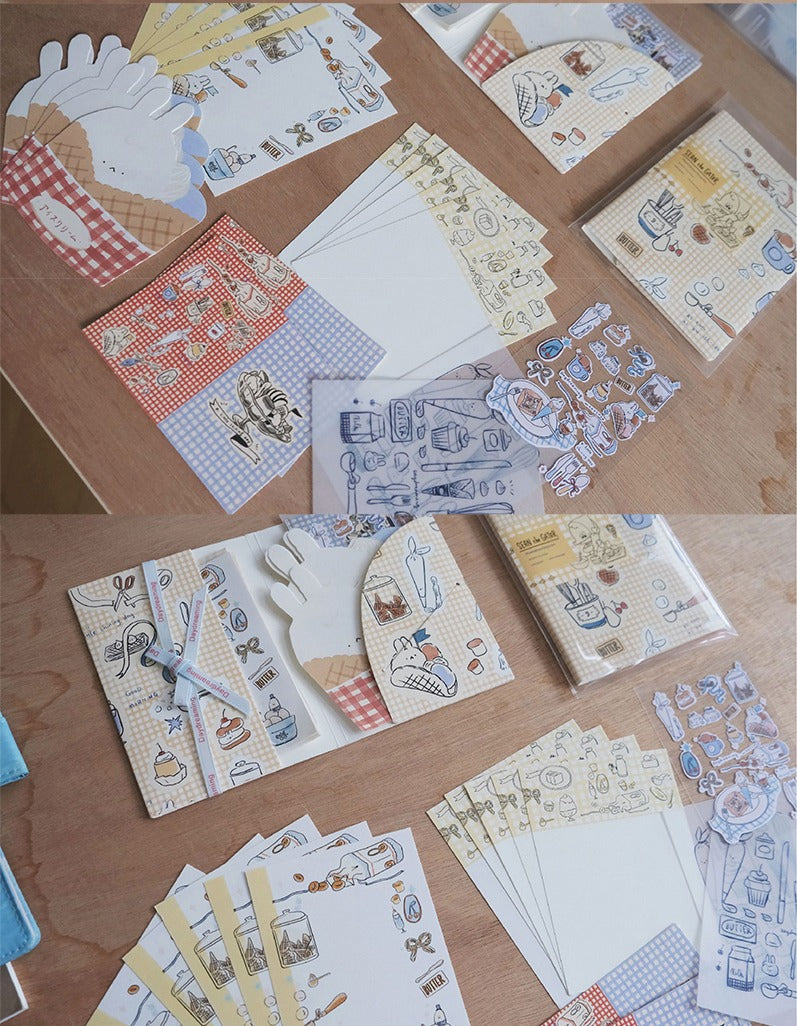 A Gator Life | Cream Bunny Journal Material Pack