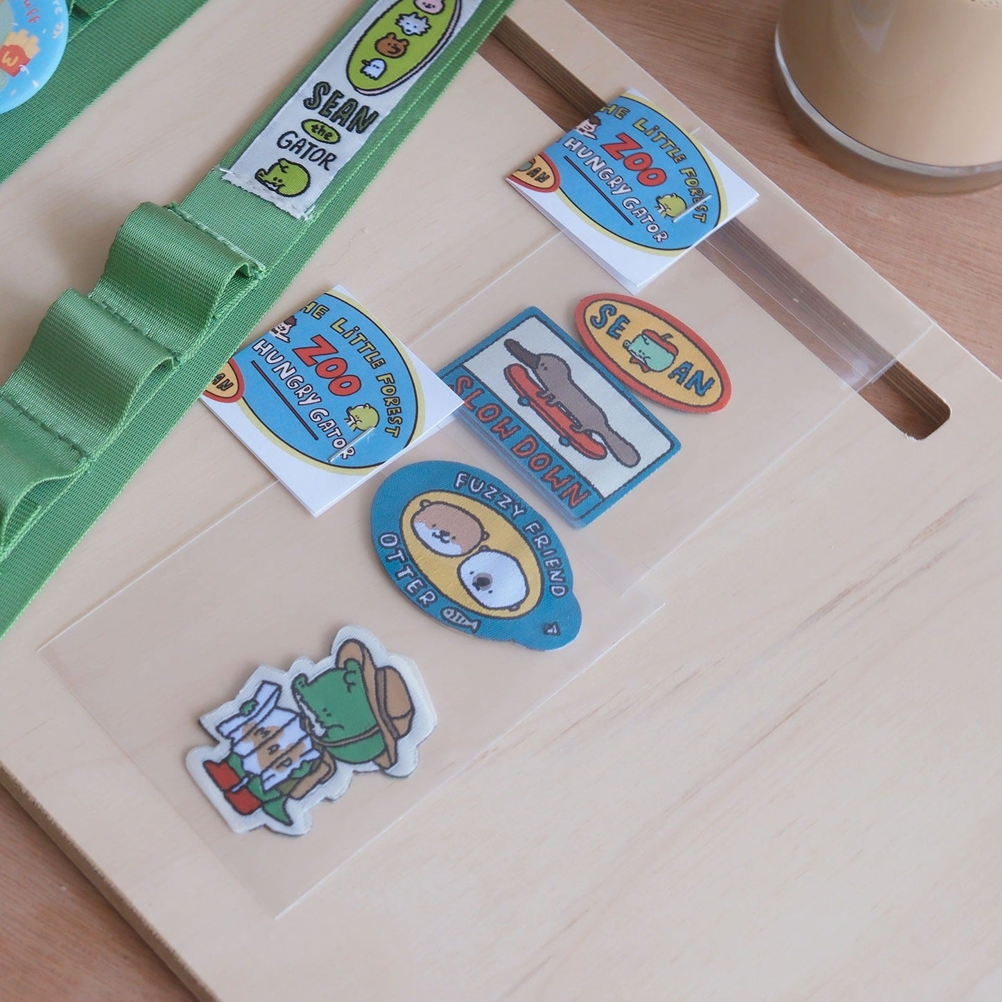 A Gator Life | Embroidered Sean Woven Label Sticker