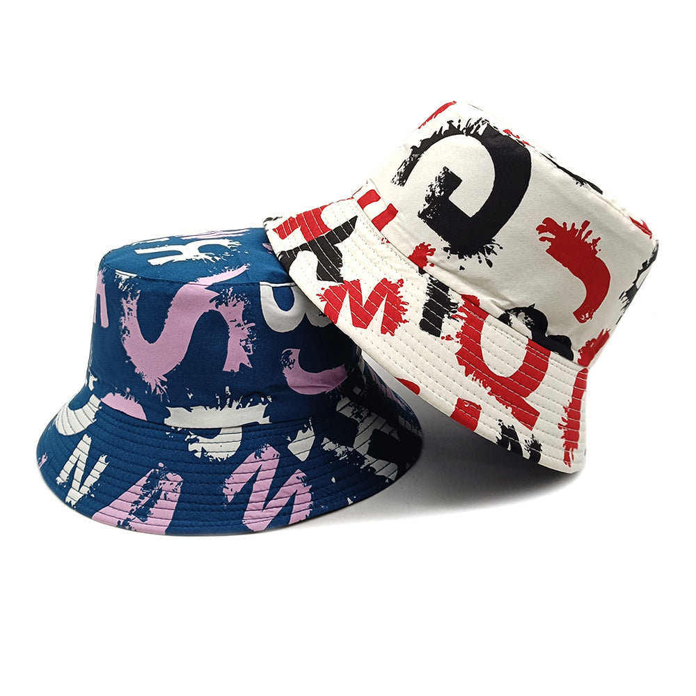 Versatile Couple Double-sided Sun-proof Basin Hat Casual Hat