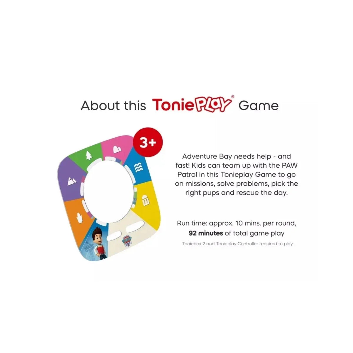 Tonies Tonieplay Paw Patrol Adventure Bay Rescue Heroes Game