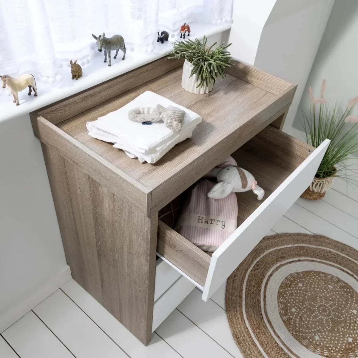 Tutti Bambini Modena 2 pcs Room Set - White/Oak