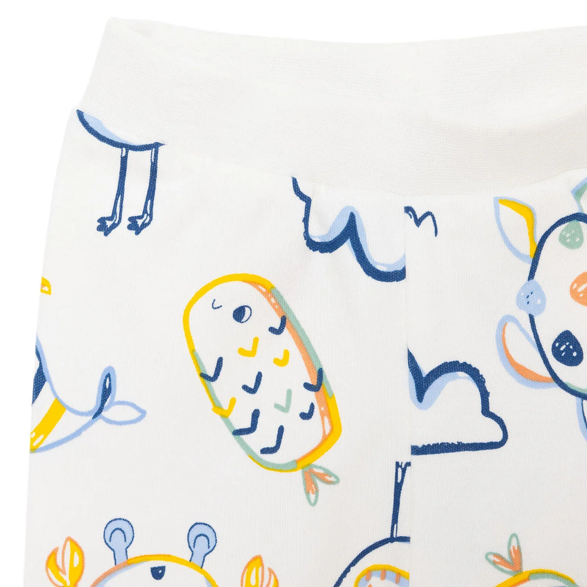 HelloBaby 2 Pack Turtle Motif Footless Interlock Baby Bottoms (6 Months to 4 Years)