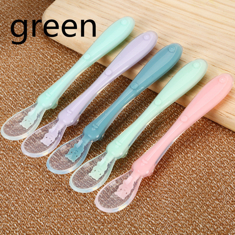 BelloBebe Silicone Baby Feeding Spoon - BPA-Free Soft Toddler Utensil