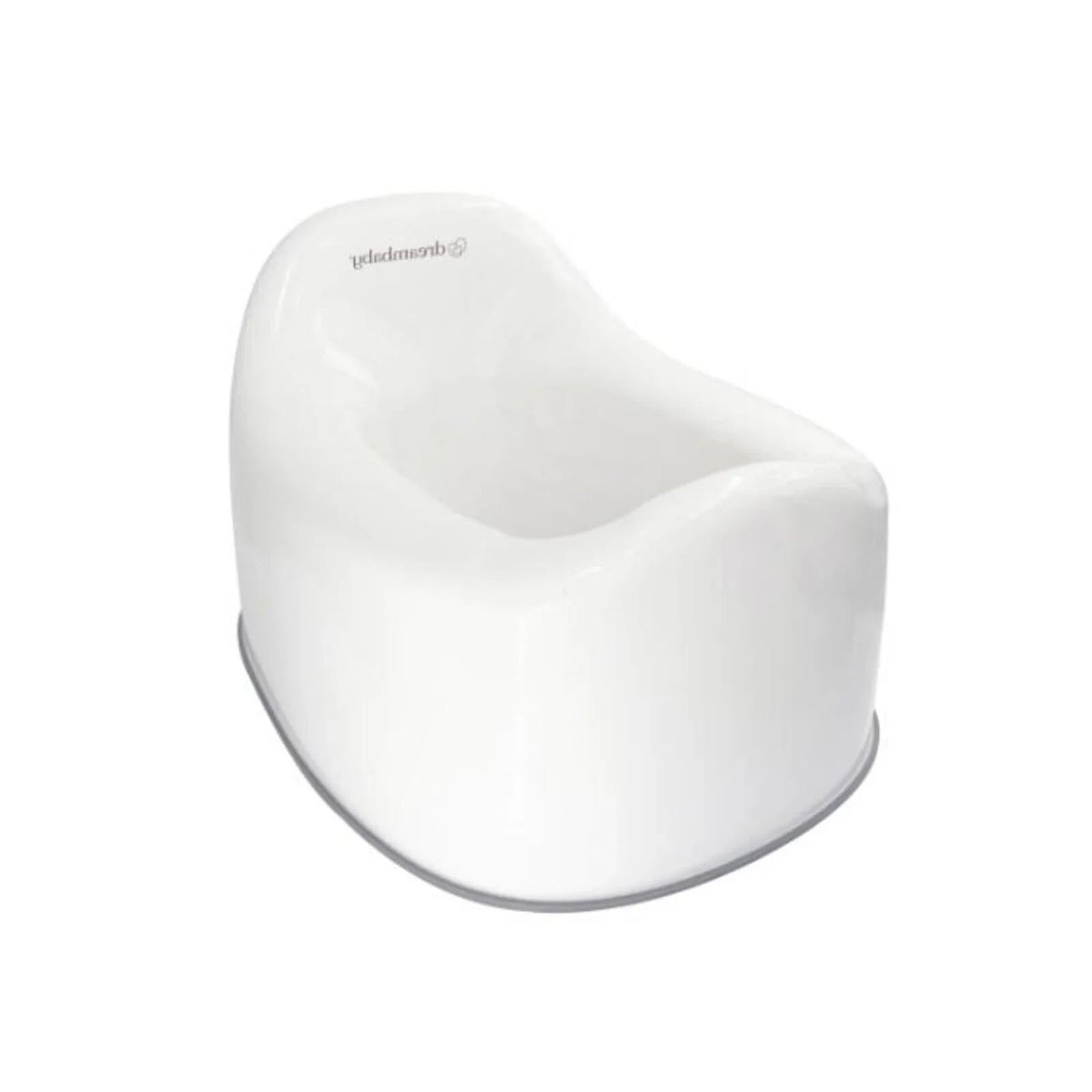 Dreambaby First Stage Toddler Potty with Grey Trim - White