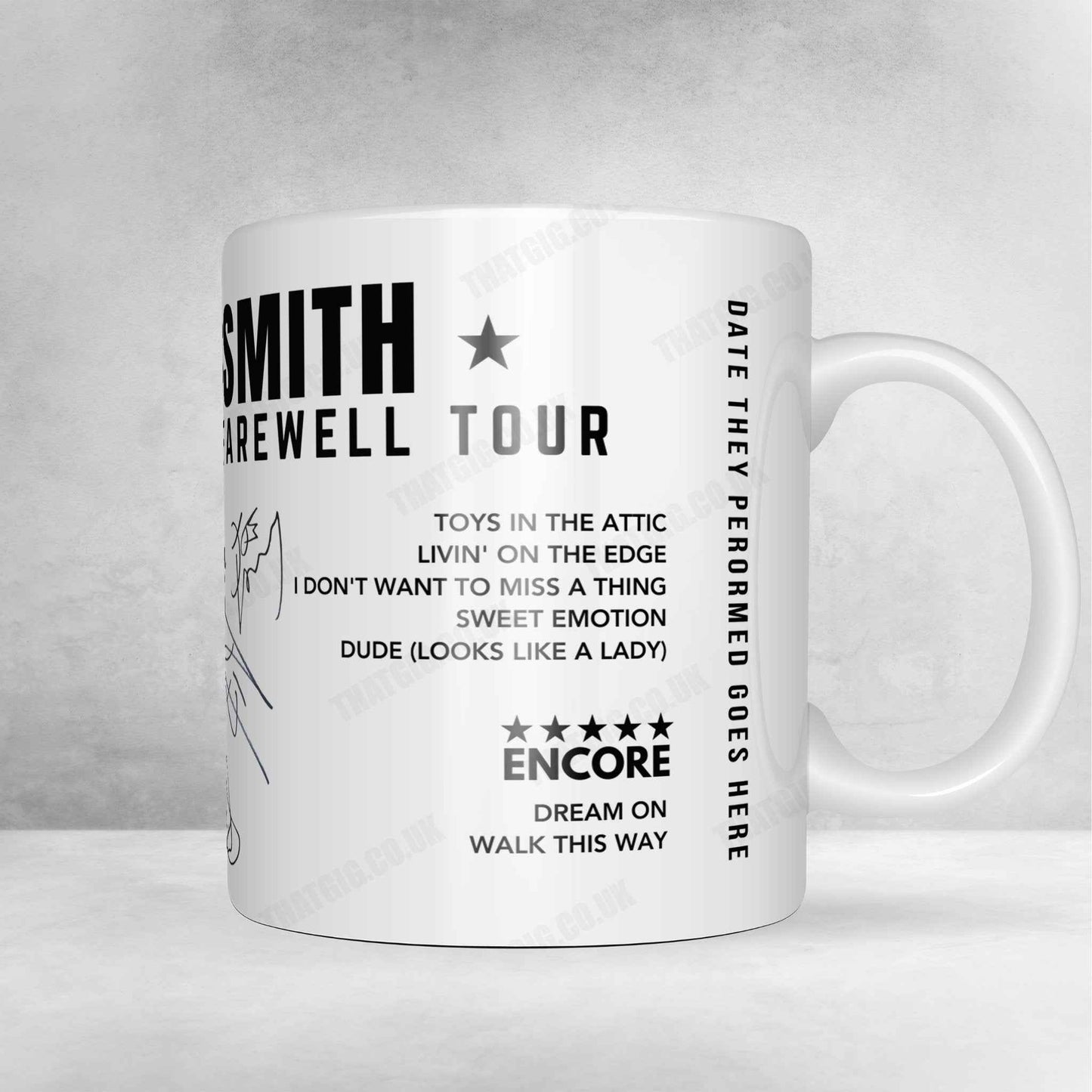 Aerosmith Setlist Mug - Donington Park, Download Festival - June 11, 2017