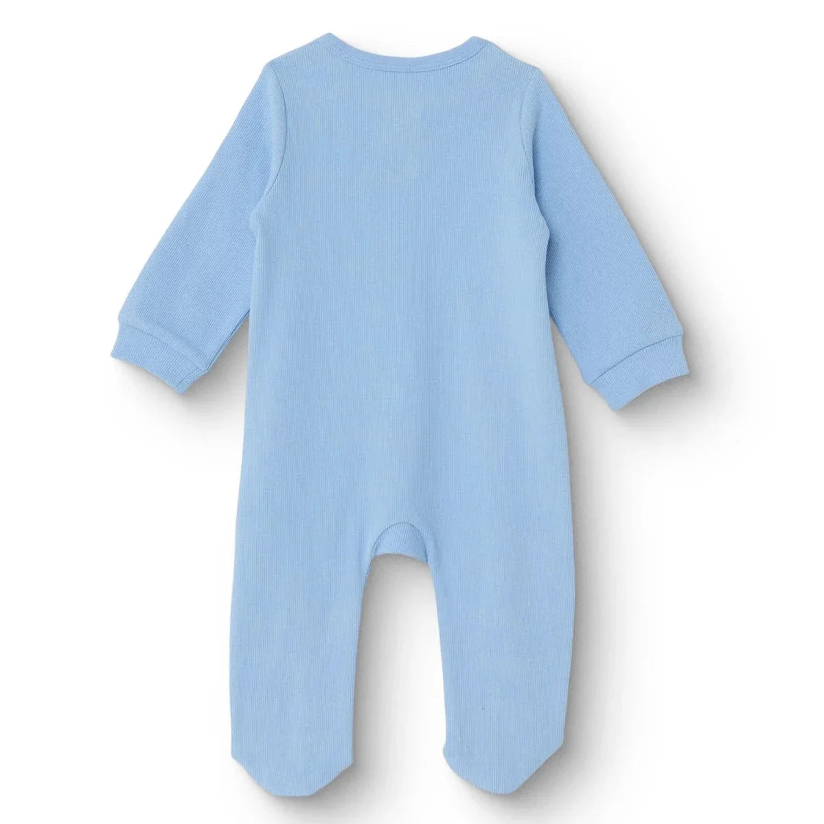 HelloBaby Zip Crew Neck Long Sleeve Baby Sleepsuit with Feet (Newborn to 6-9 Months)
