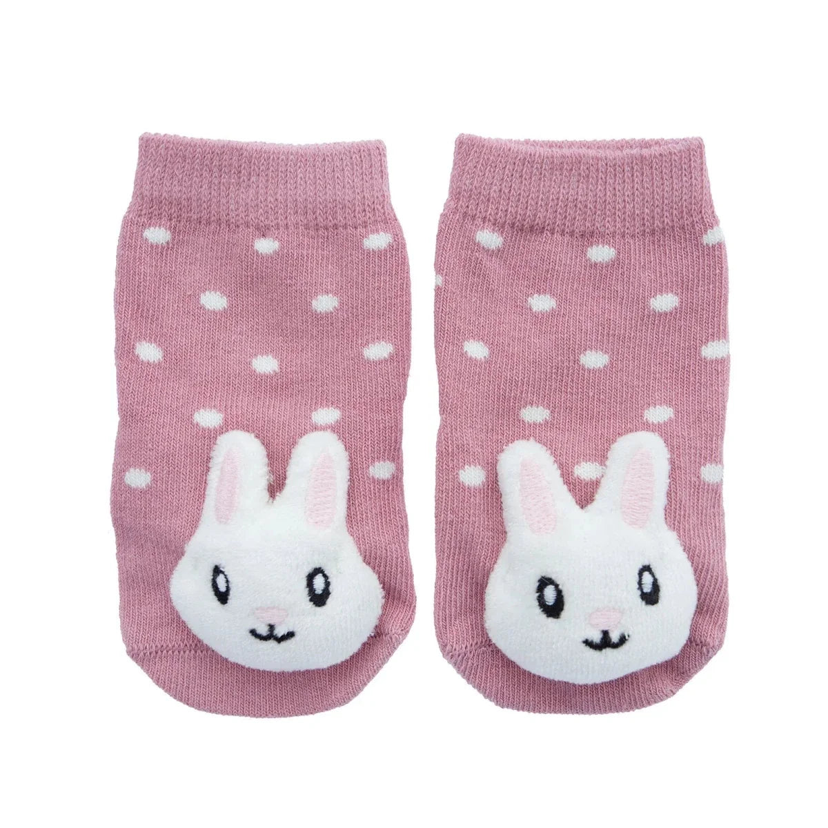 HelloBaby Bunny Print Novelty Baby Socks (Newborn to 12 Months)