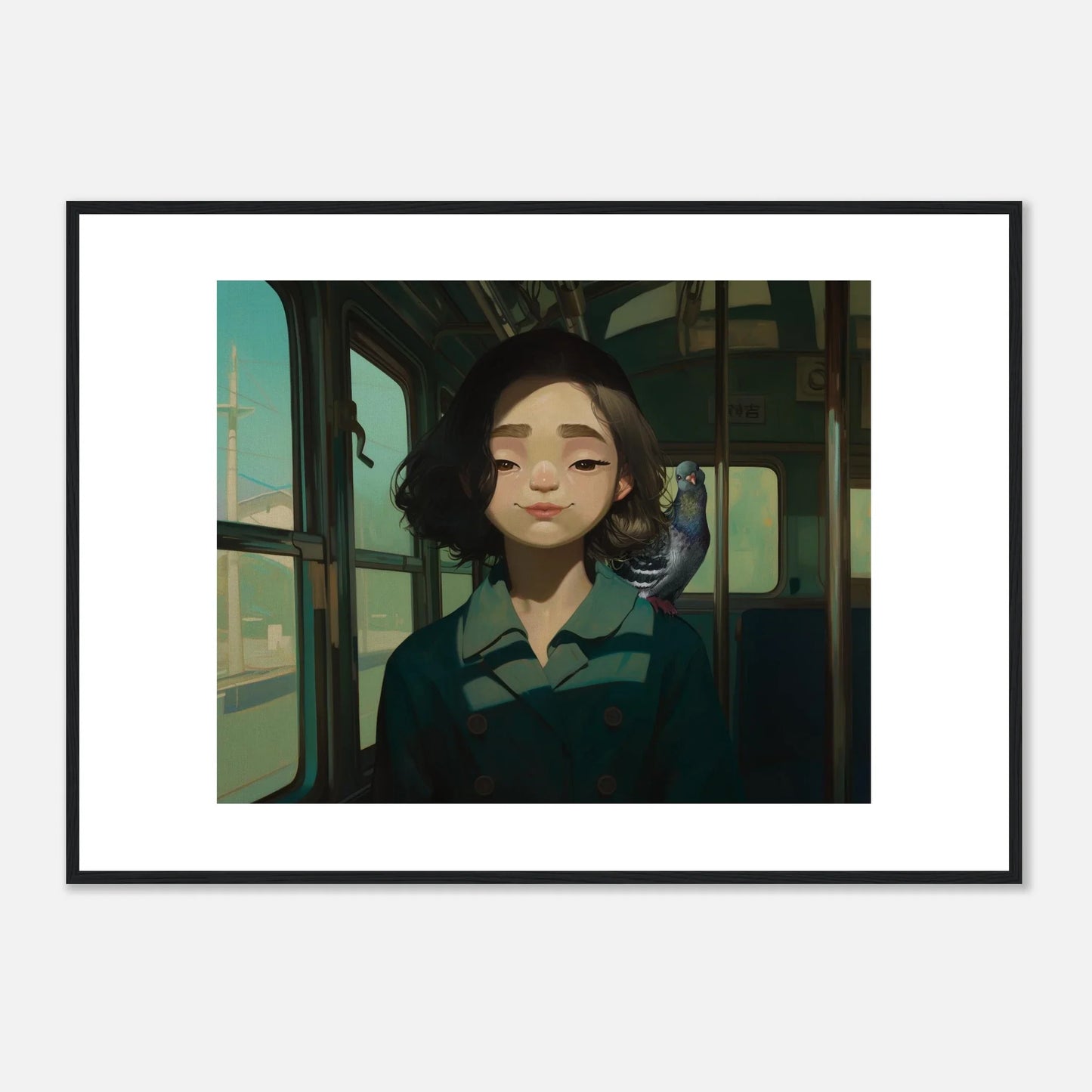 Bebe Wahyu - 'Joyful Journey' Framed Print