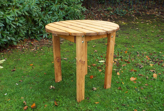 Charles Taylor Trading Circular BBQ Table  Brown