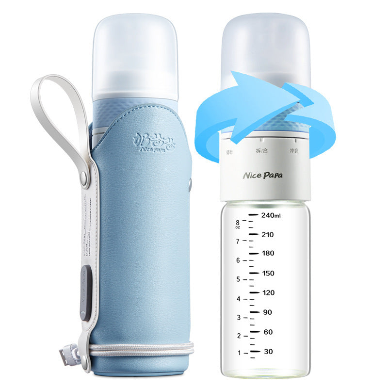Nibby Glass Baby Bottle – Thermostatic Anti-Colic Feeding Bottle