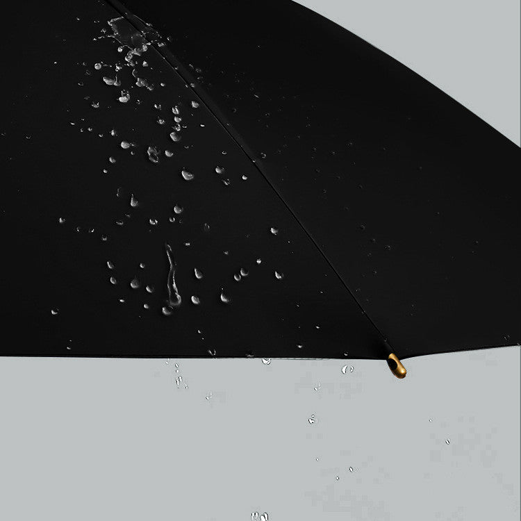 Long Handle Umbrella with Wooden Handle
