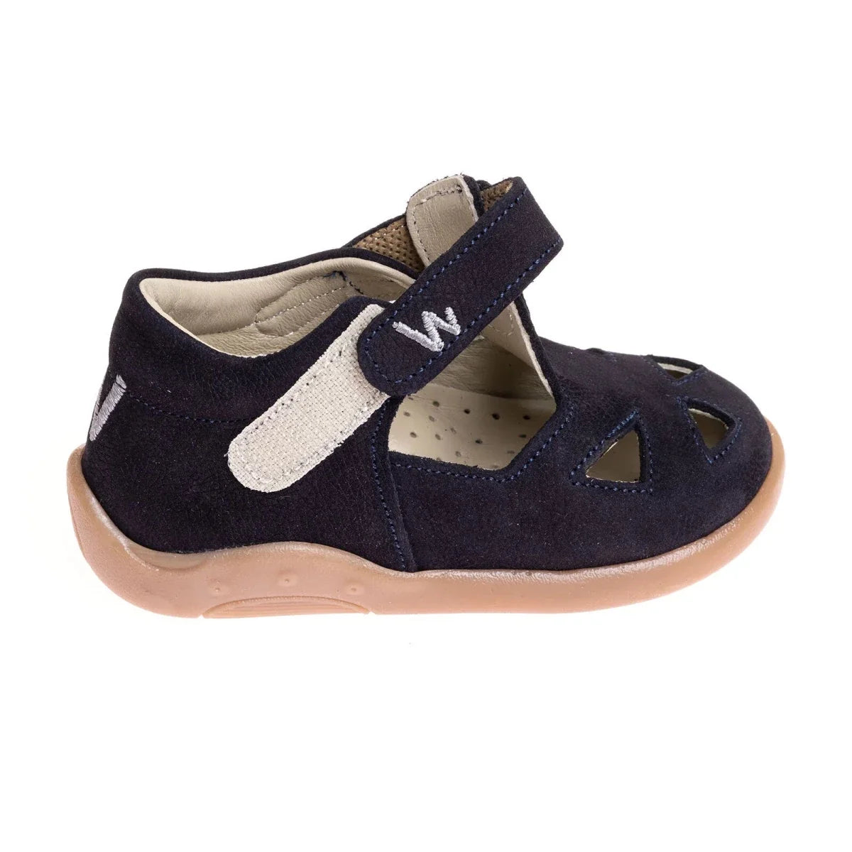 BabyWalk Perforated Classic Leather Baby Sandals