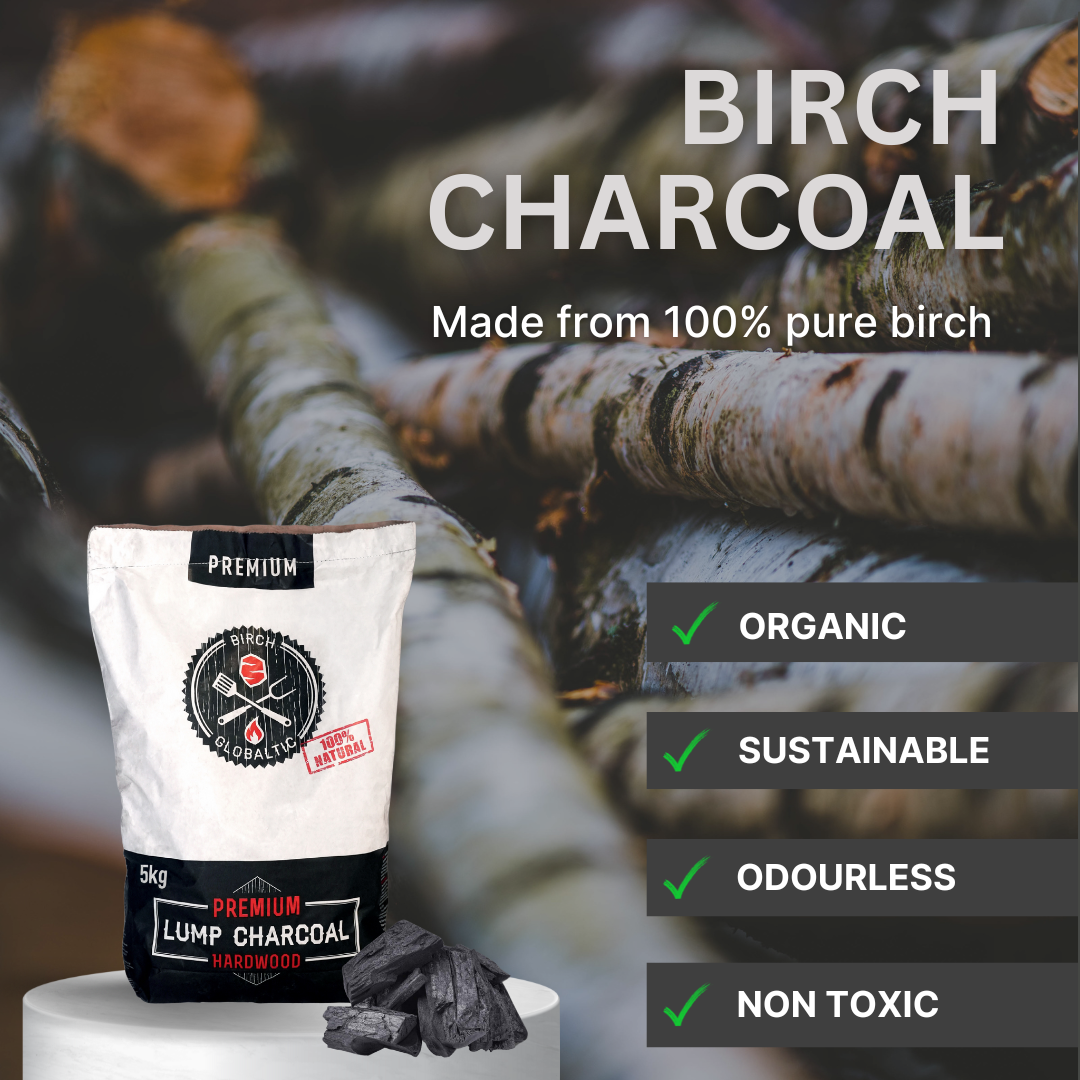 Birch Lumpwood Charcoal 5kg bag