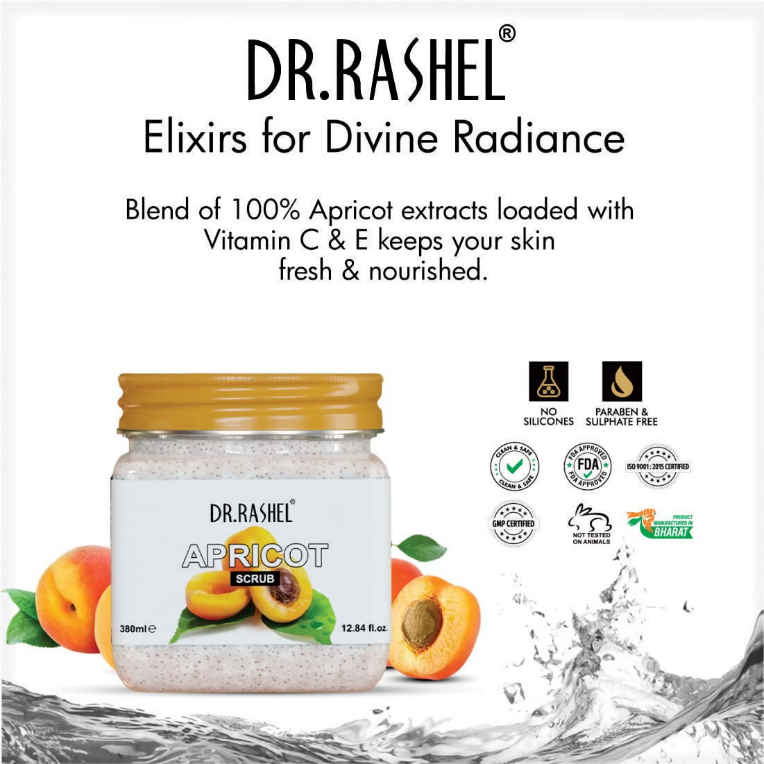 Dr.Rashel Apricot Scrub For Face And Body