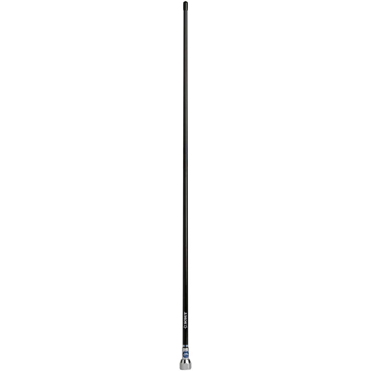 Scout Quick 1 3db VHF Fibreglass Antenna 1M with 5M Cable (Black)
