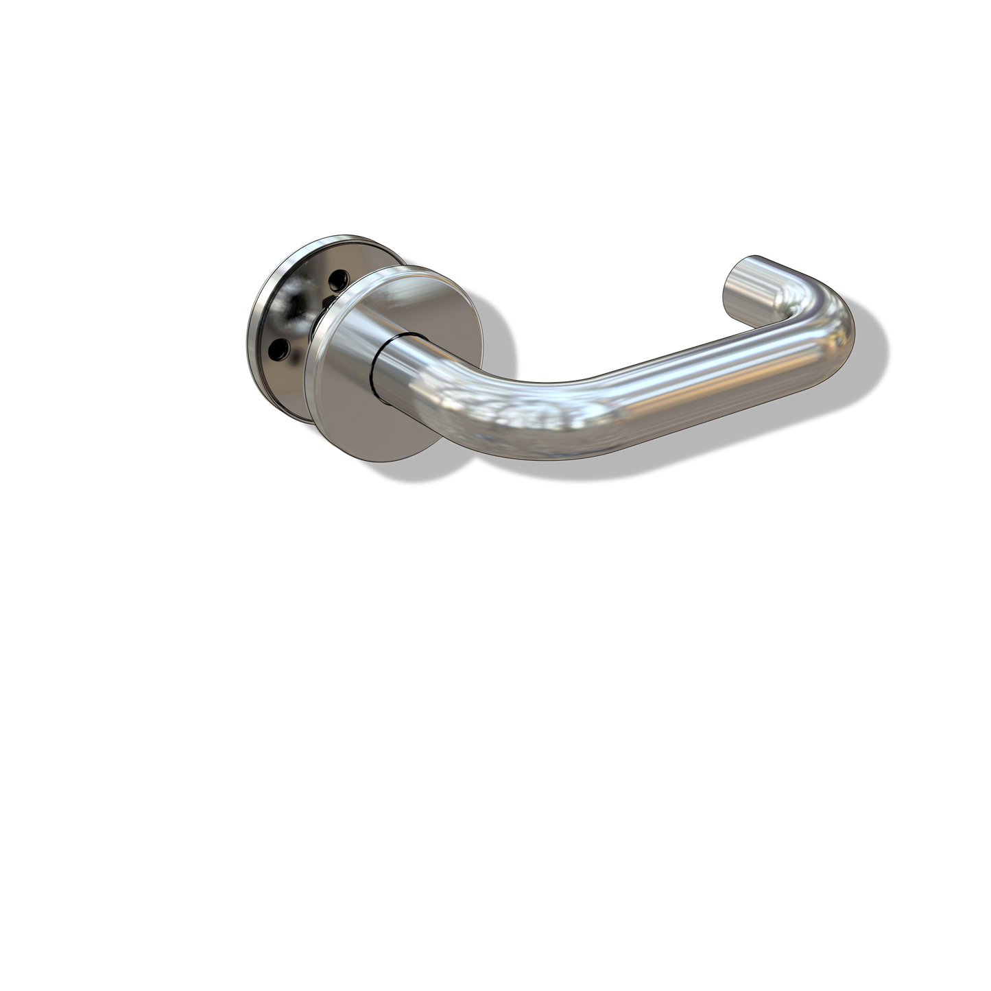 ABLOY Future 60-0219-PSS Round Rose Lever Handle & Plate