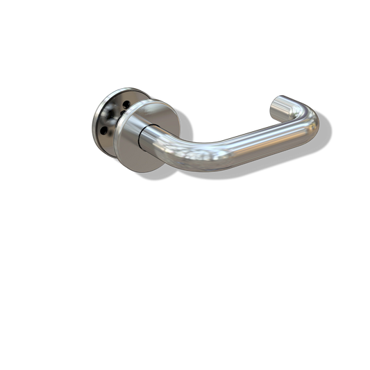 ABLOY Future 60-0219-PSS Round Rose Lever Handle & Plate