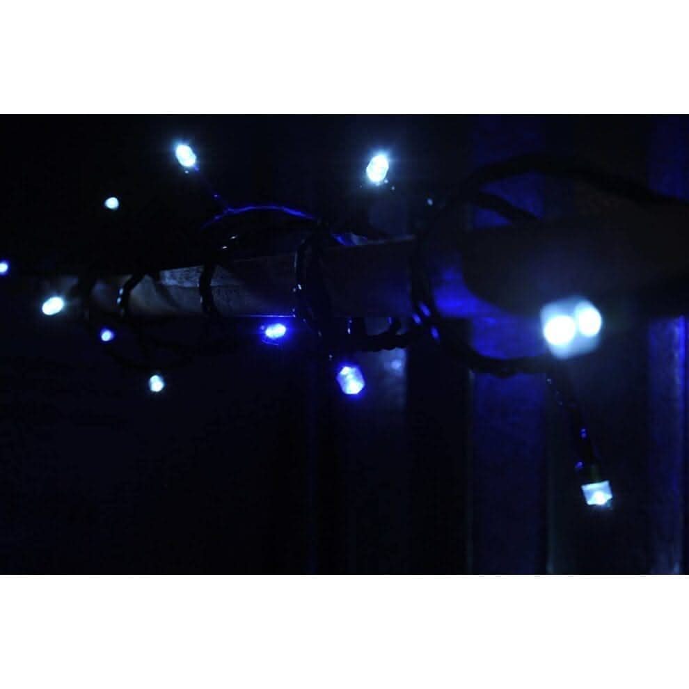 600 LED Blue & White Firefly Fairy Lights