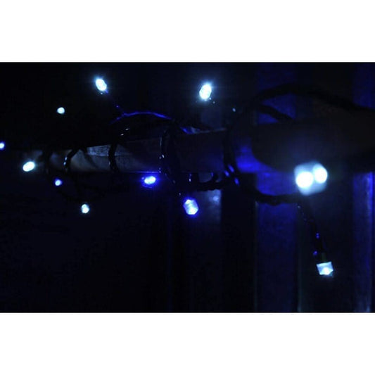 600 LED Blue & White Firefly Fairy Lights