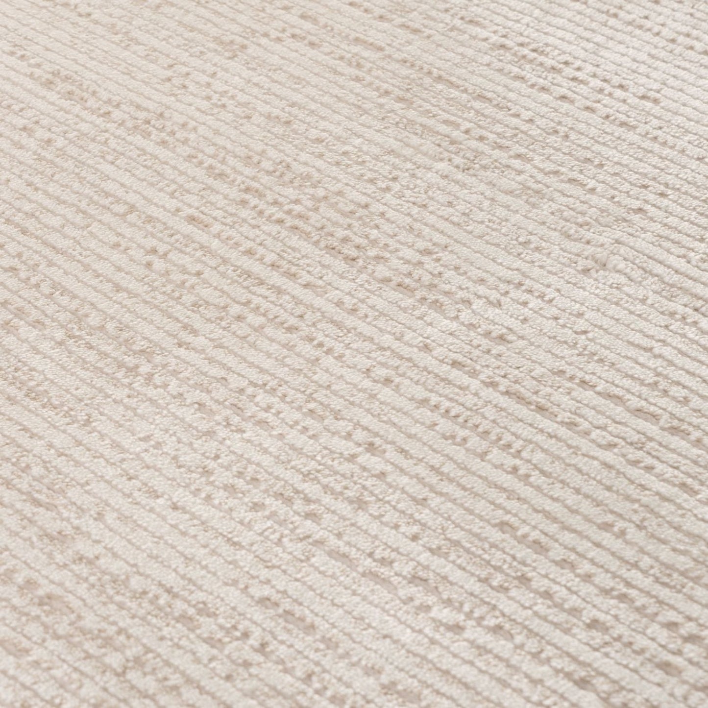 Carmel Cream-Beige Striped Rug | 6010