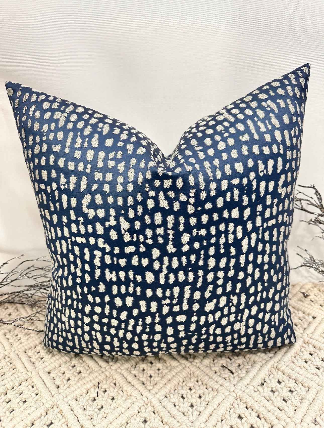The Couture Cushion - The Navy Natale - Style No. 183