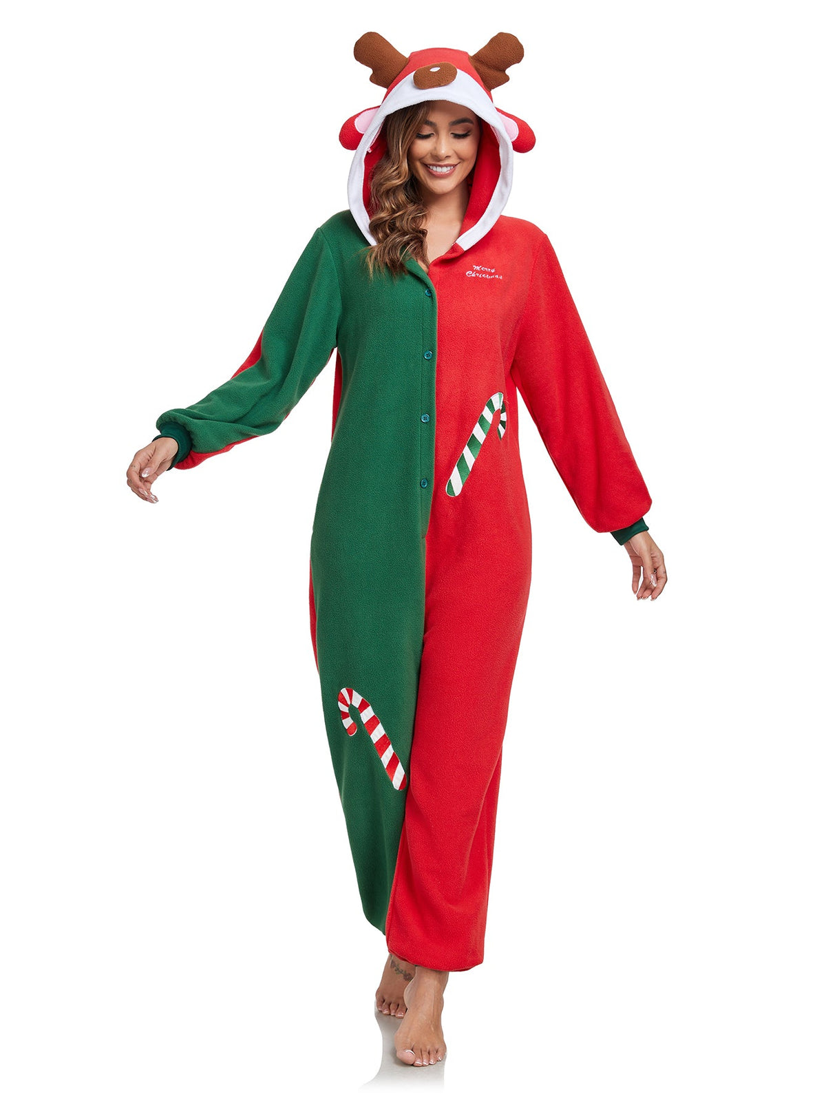 RONGTAI Damen Rt-a001-3 Weihnachts-Einteiler