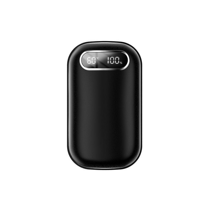 Large Capacity Double-sided Heating Digital Display USB Charging Portable Hand Warmer