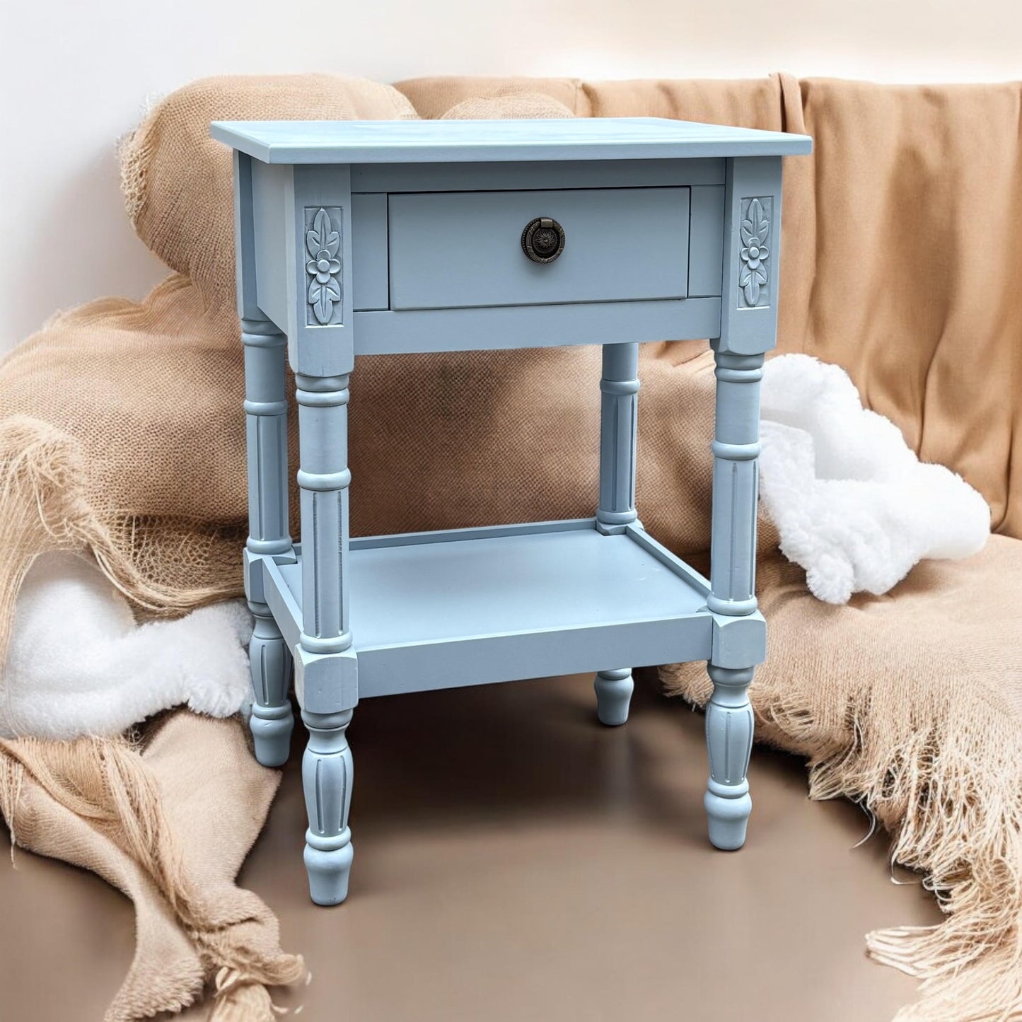 65CM 1 DRAWER SIDE TABLE