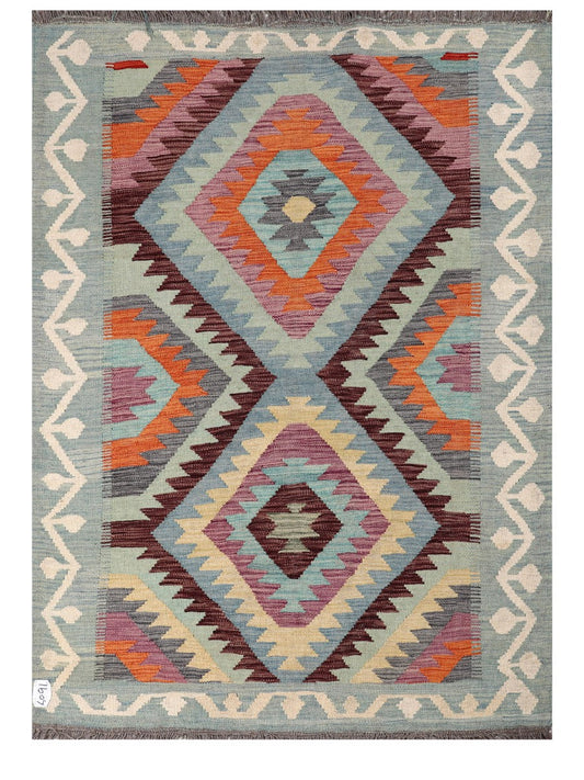 Maimana Afghanistan Kilim Rug - 175 x122 cm