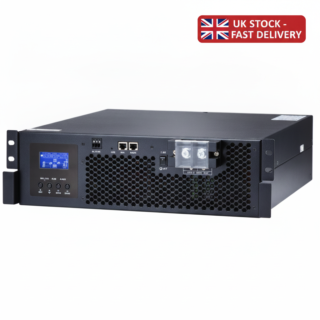 Iconica 5000W 48V Rack-Compatible Pure Sine Wave Inverter, Zero Transfer, Inbuilt Wi-Fi Mobile Monitoring