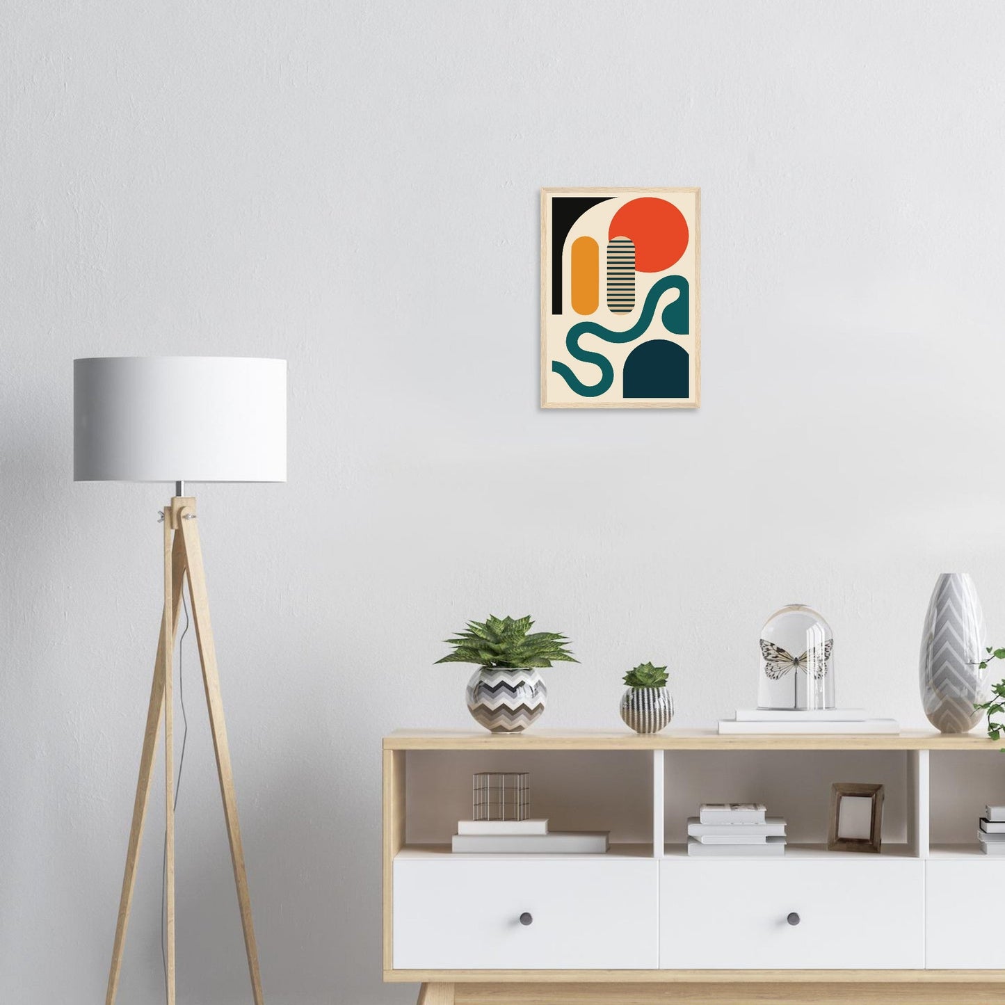 Abstract Bliss - Premium Matte Paper Wooden Framed Poster