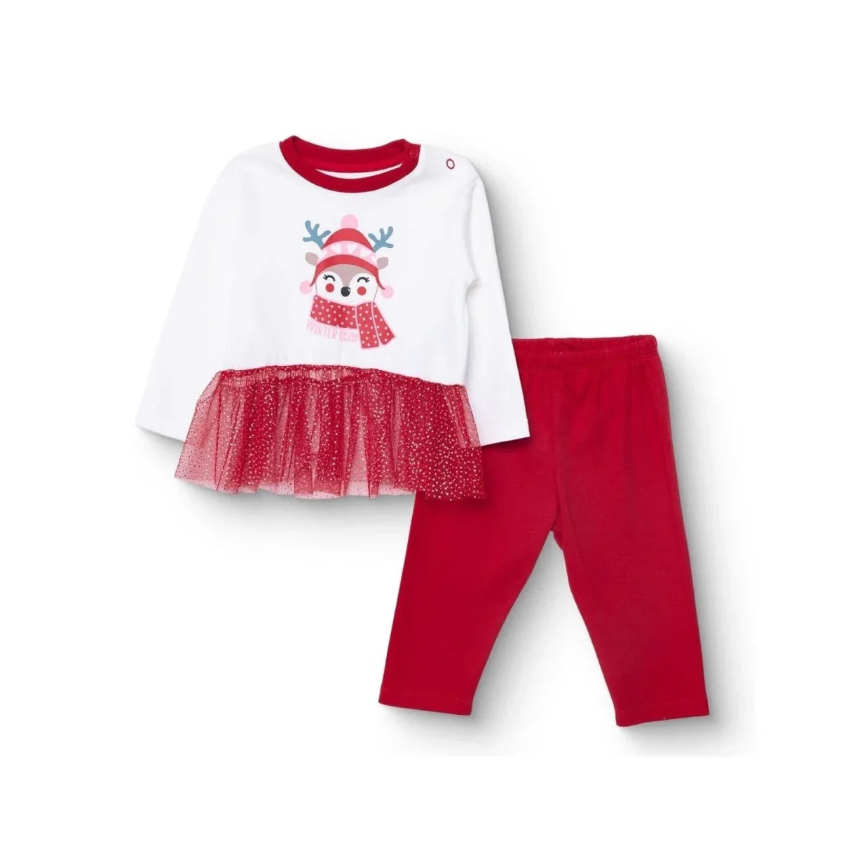 HelloBaby Festive Print Long Sleeve Baby Pyjama Set (6-9 Months to 3-4 Years)