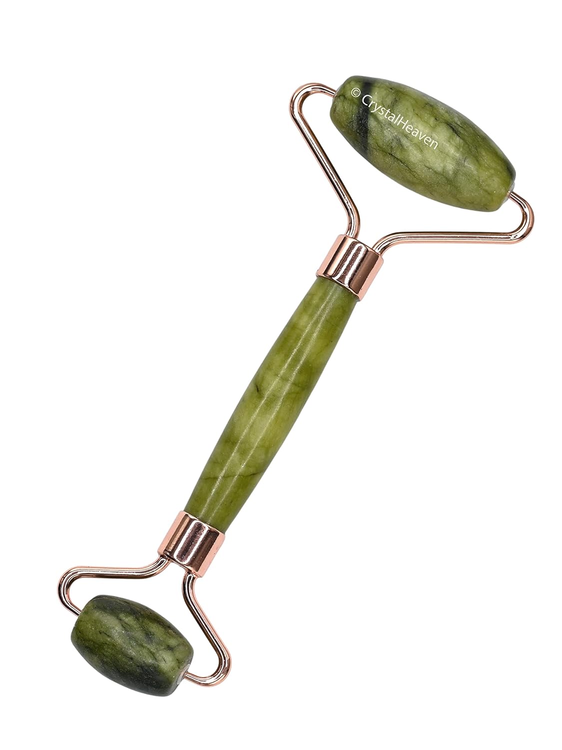 Green Jade Face Roller & Gua Sha Set for Women - Crystal Heaven Certified