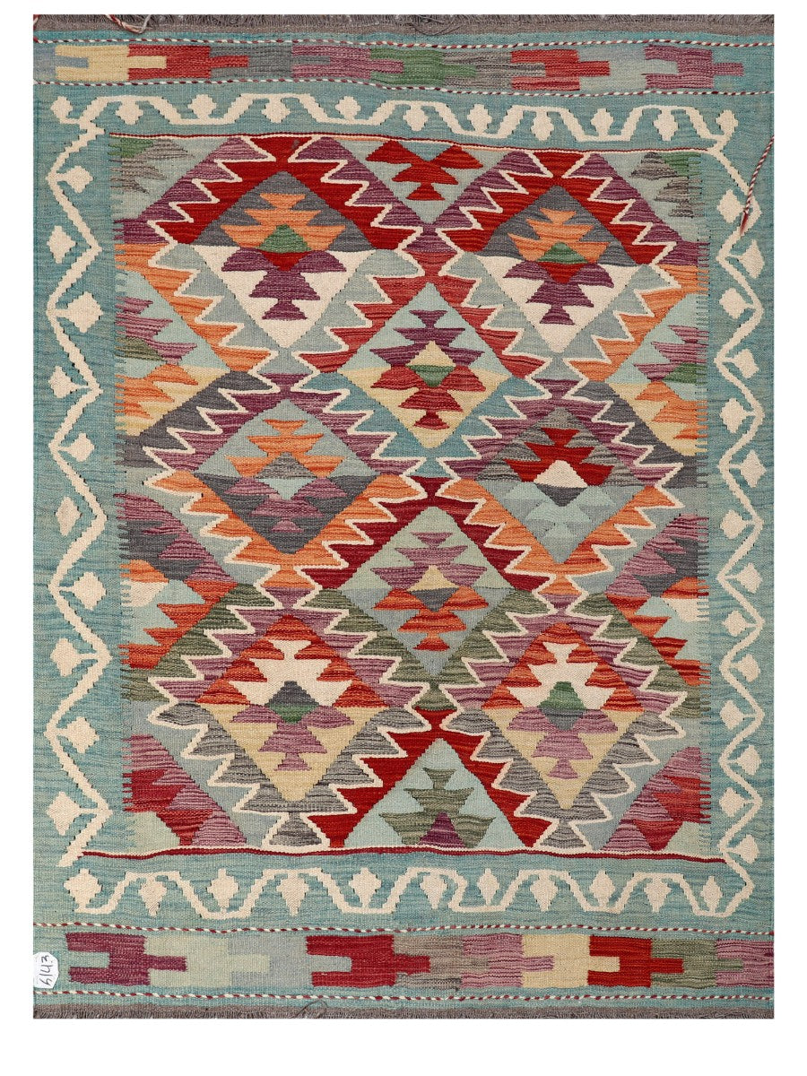 Maimana Afghanistan Kilim Rug - 175 x129 cm