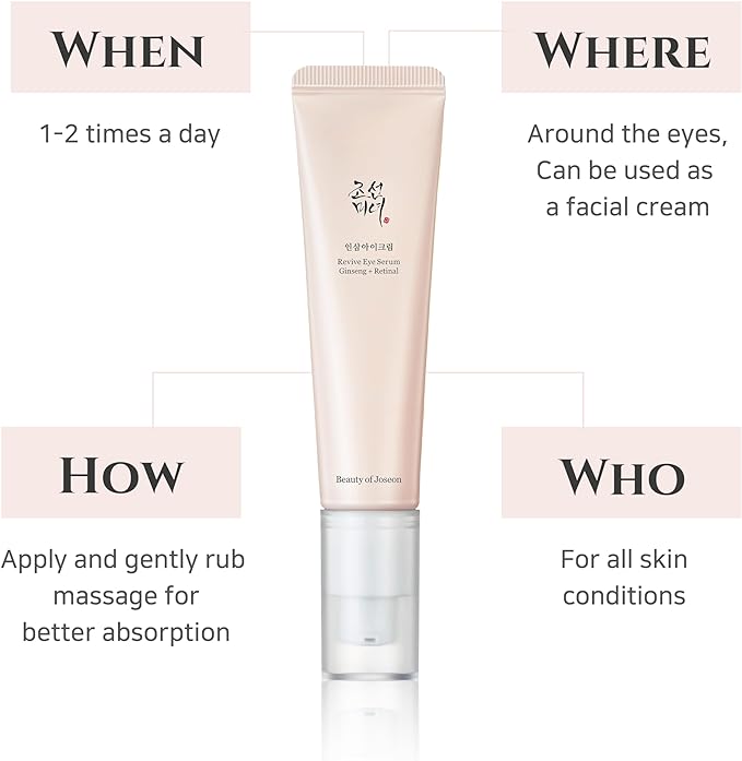 BEAUTY OF JOSEON - Revive Eye Serum : Ginseng + Retinal - 30ml