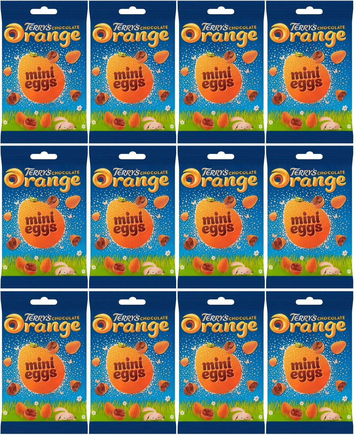 12 x Terrys Chocolate Orange Mini Eggs Bag - 70GM