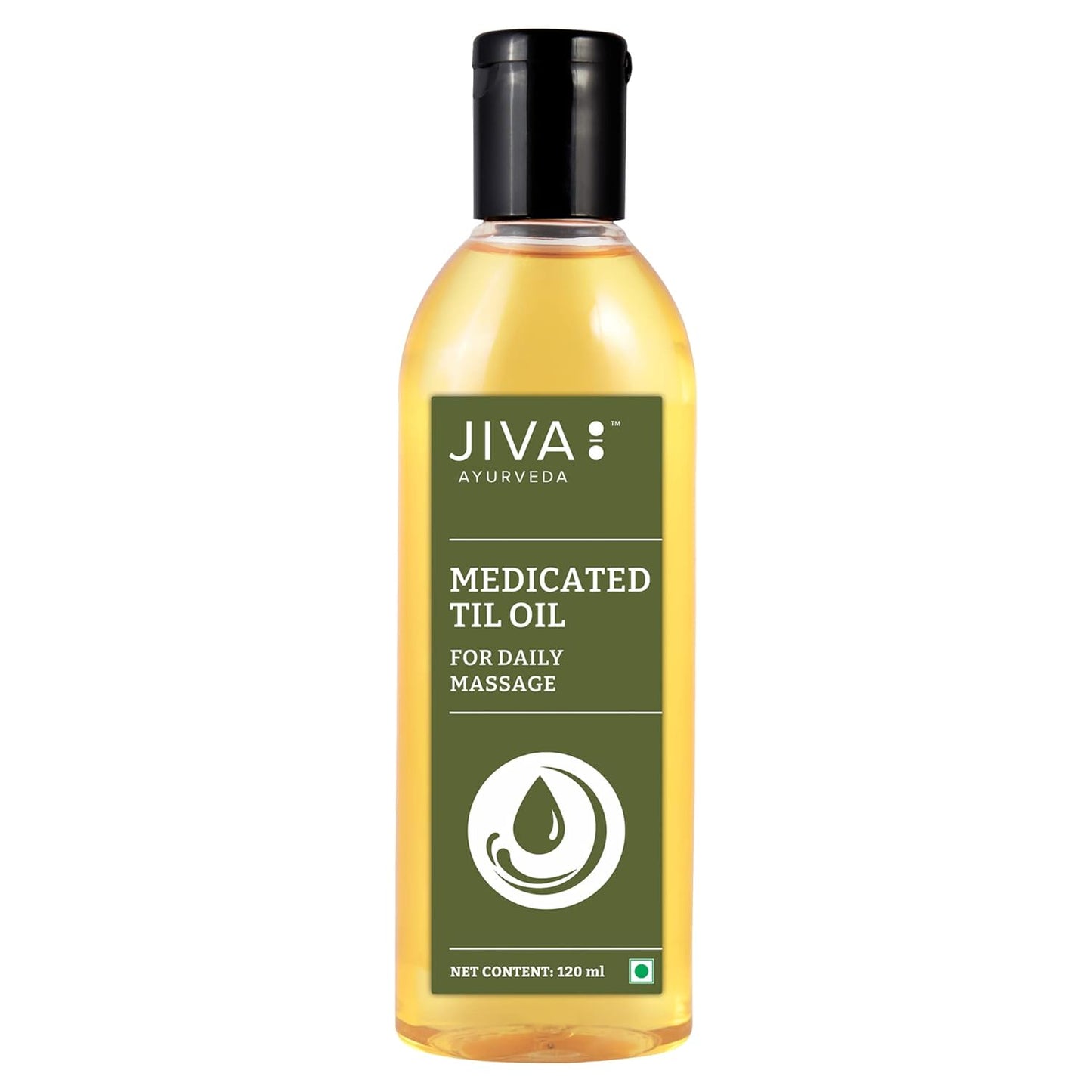 Jiva Ayurvedic Til Oil 120ml 3-Pack for Joint & Muscle Pain Relief