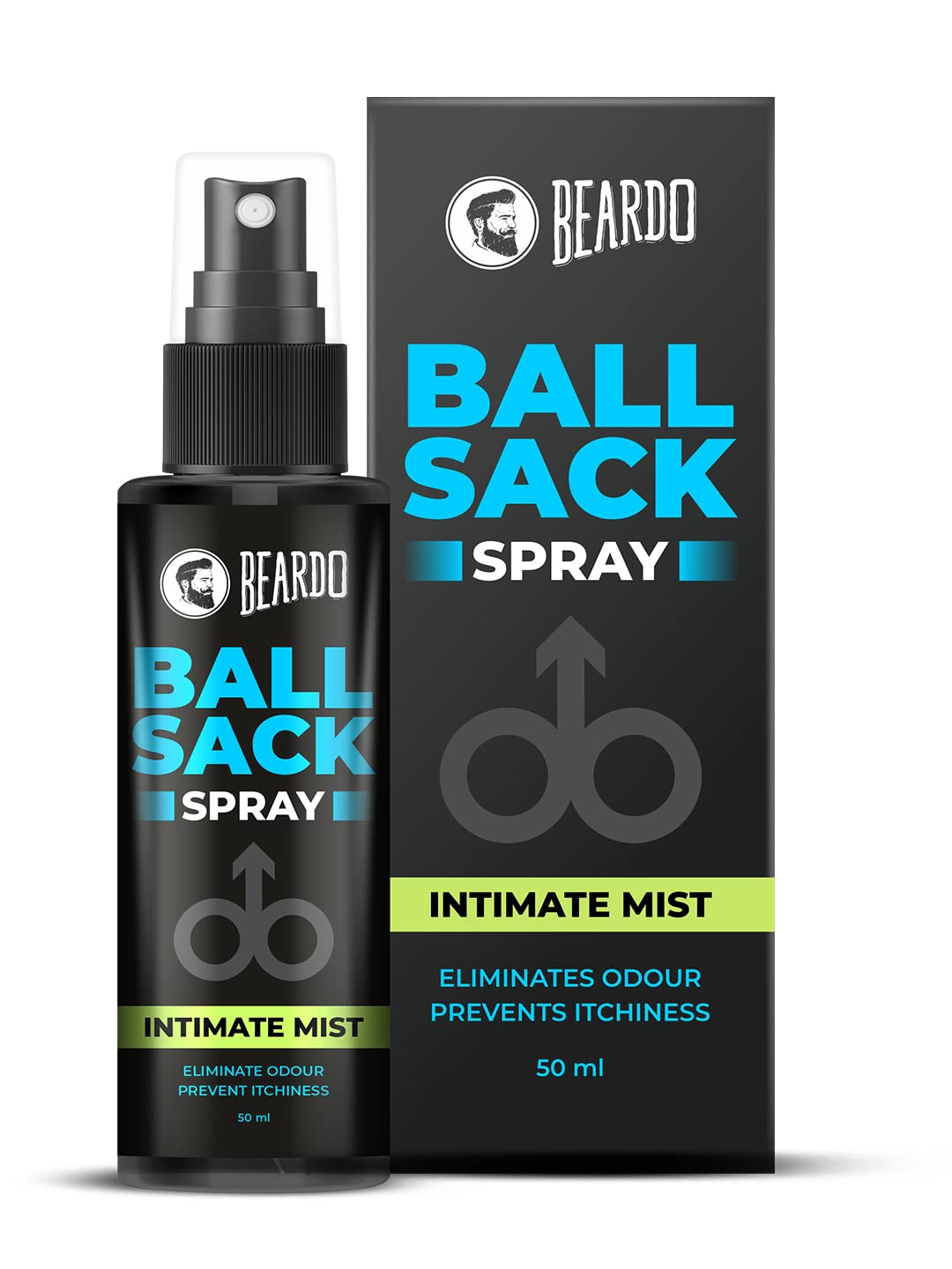 Beardo Men's Intimate Care Spray 50ml - Fresh, Clean, Odor-Free